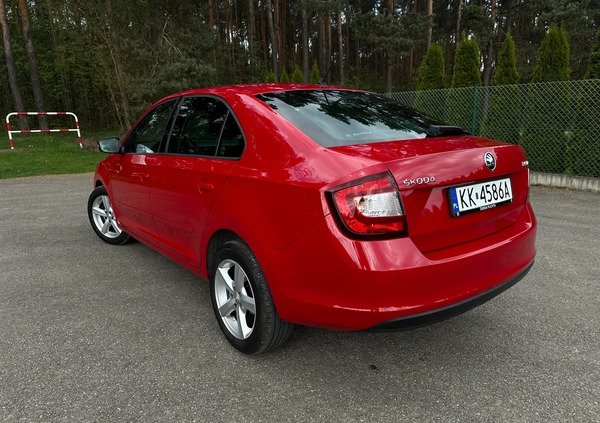 Skoda RAPID cena 45900 przebieg: 109000, rok produkcji 2018 z Kraków małe 92